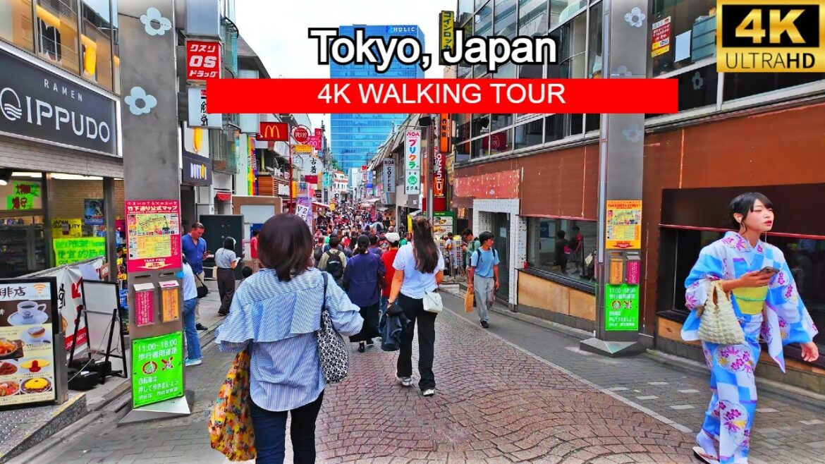 [4K] Harajuku, Tokyo Japan Walking Tour – Fashion & Food