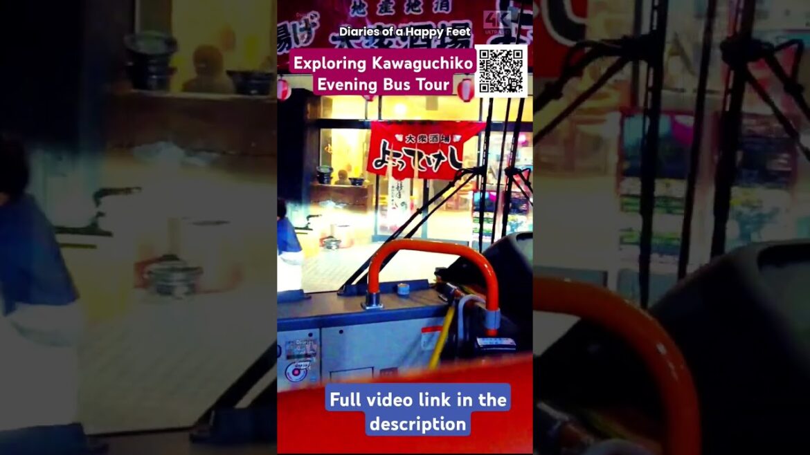 Exploring Kawaguchiko Evening Bus Tour #japantravel #kawaguchiko #japanbus #japan #bus