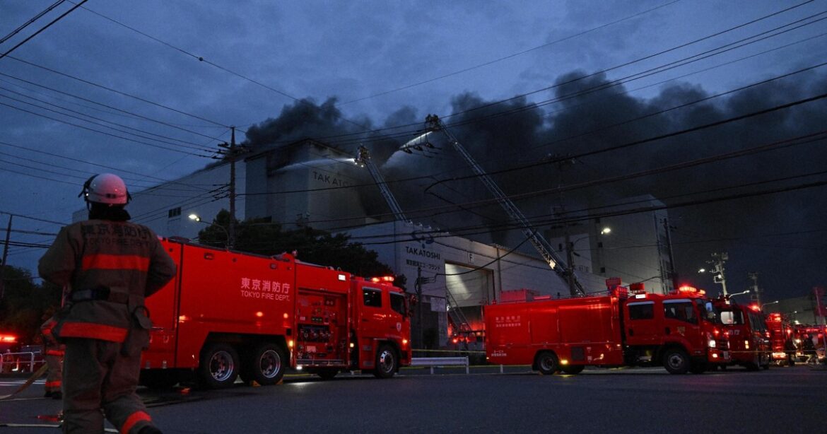 Fire breaks out near Tokyo's Haneda airport, affects some flights