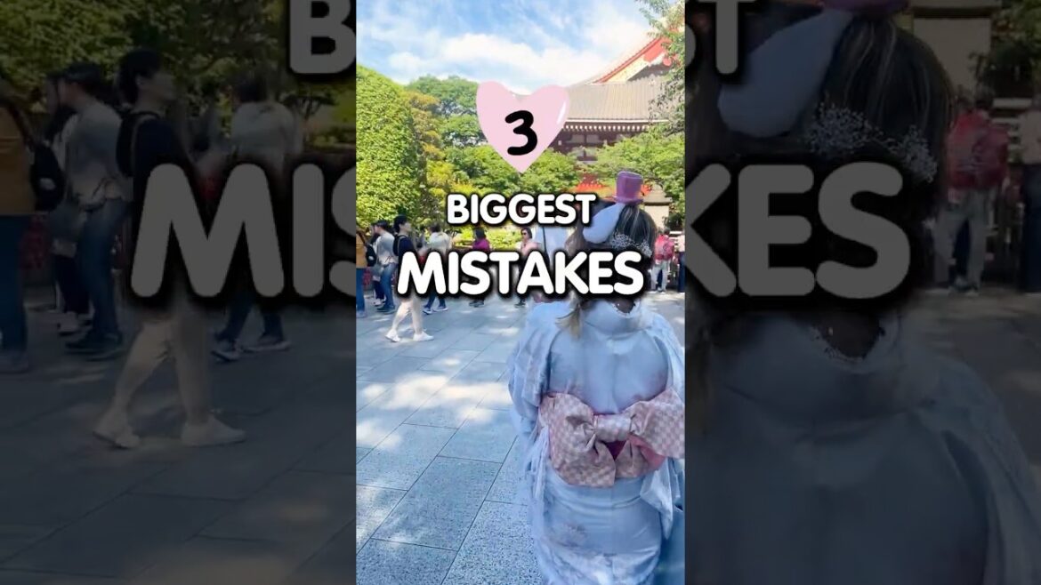 3 MISTAKES! Kimono Rental in Japan!🎌👘
