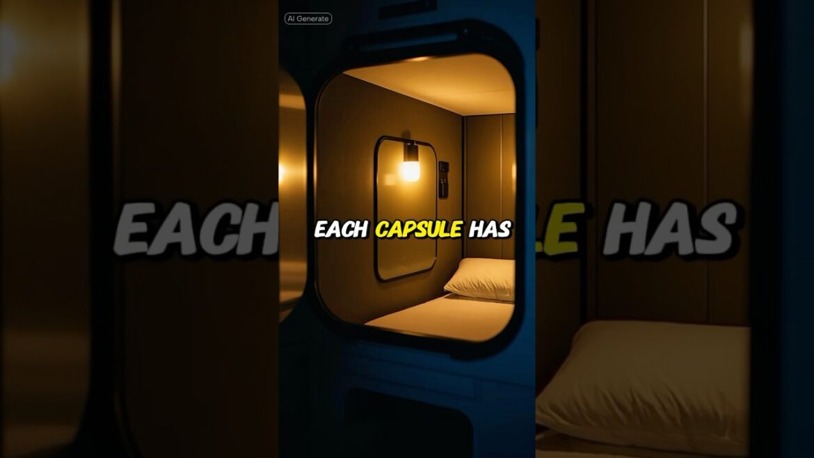 Why These Tiny Hotels in Japan Are GENIUS! 💡🇯🇵 #JapanTravel #japan