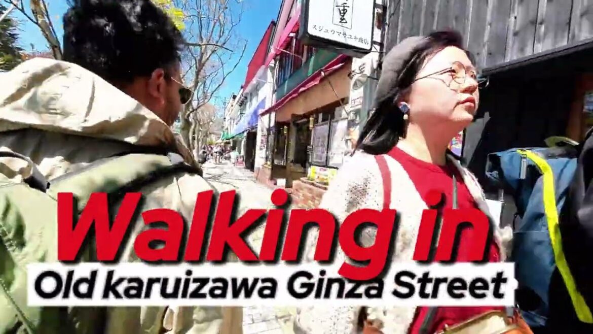Walking Through Old Karuizawa Ginza Street | Japan Travel Vlog [DJI Action 2]