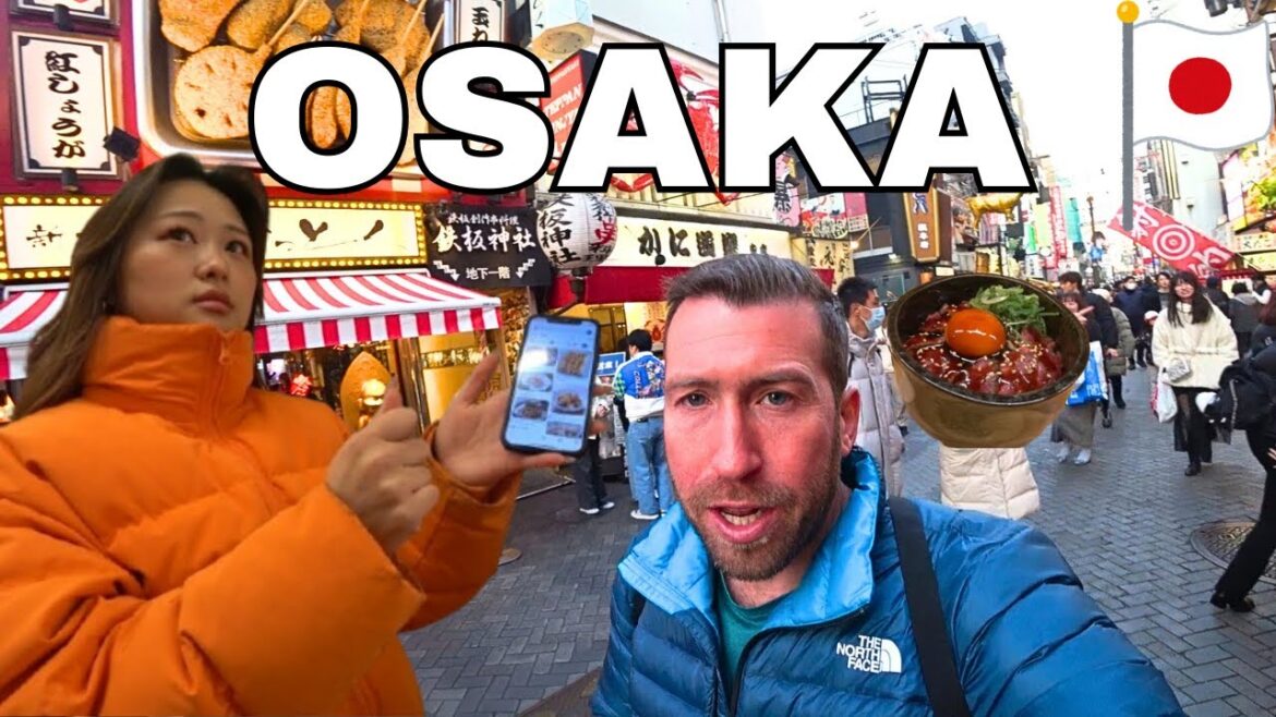 Osaka Japan Is Out Of This World!! Dotonbori Street Food 🇯🇵