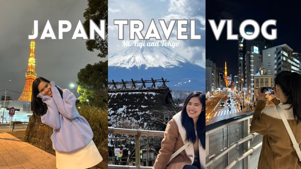 Japan Travel Vlog | Day tour to Mt. Fuji, visiting Shibuya Sky, Yoyogi Park and more of Tokyo