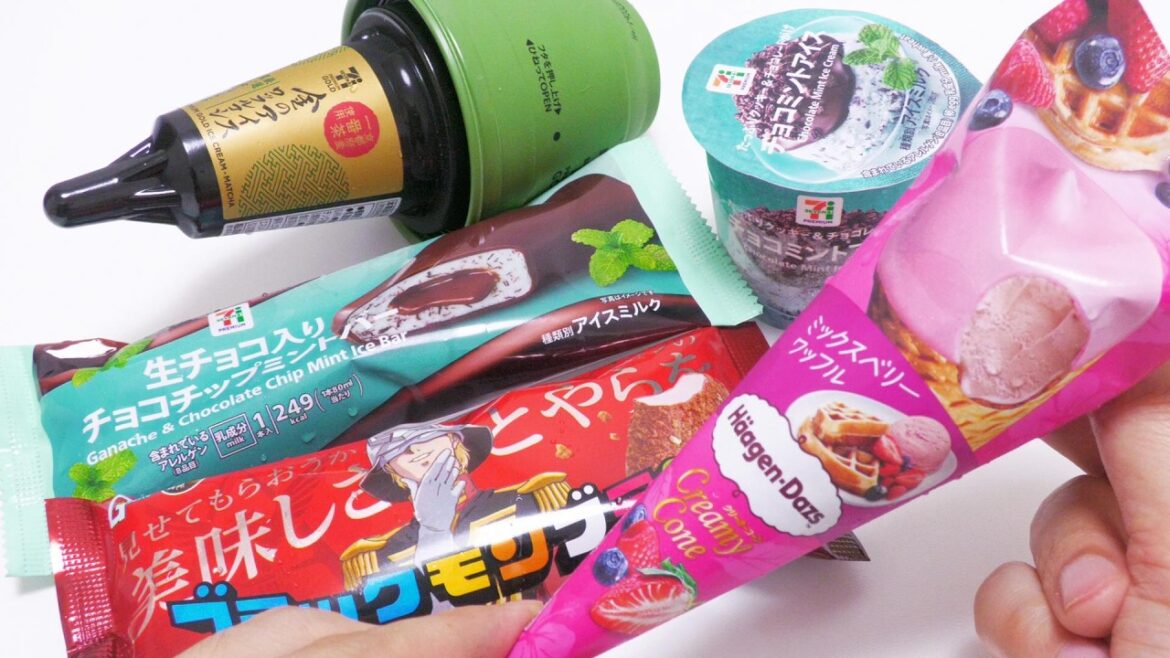 7 Eleven Ice Cream Collection Japanese Convenience Store Ice Cream 7 Eleven Ice Cream Collection Japanese Convenience Store Ice Cream