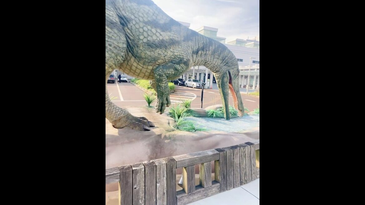 Jurassic world Fukui station Japan trip