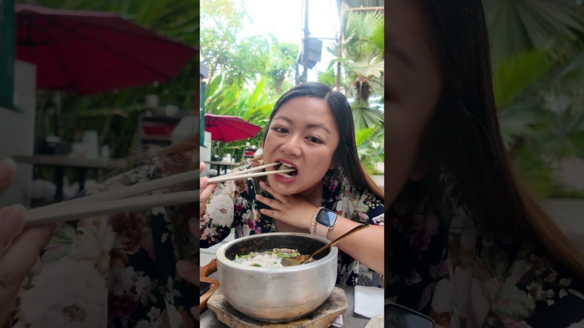 Luxury Pho?! Wagyu Beef Stone Bowl in Saigon Vietnam