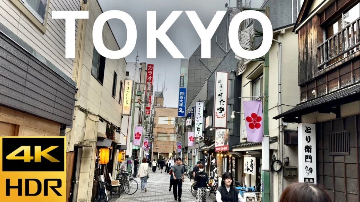Tokyo, Japan 4K HDR 60 fps Walking Tour | Slow TV Virtual Walk
