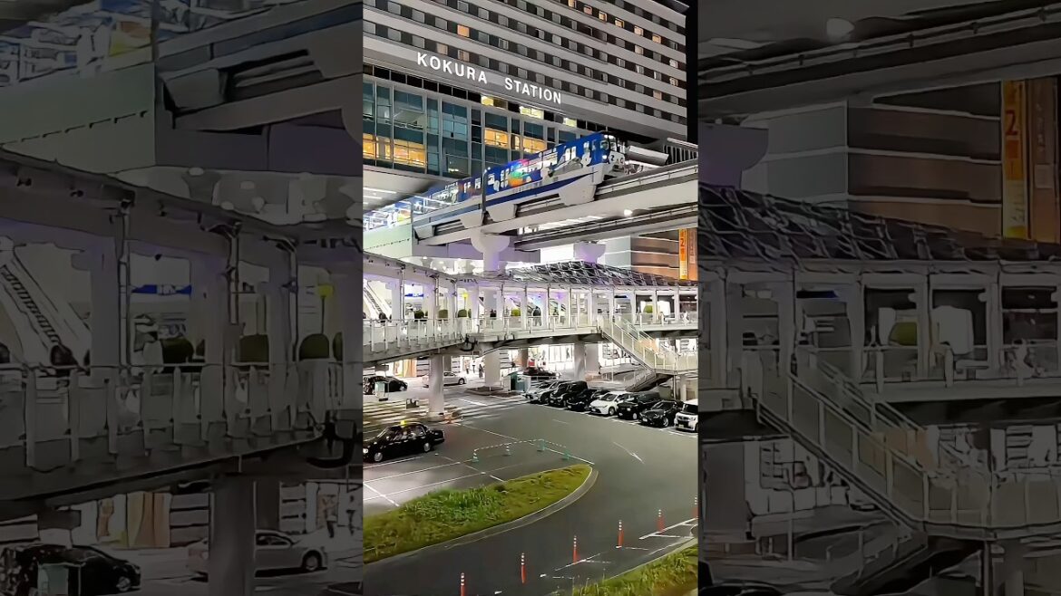 Sky train leaving #kokura #japan #travel #japanlife #fukuoka