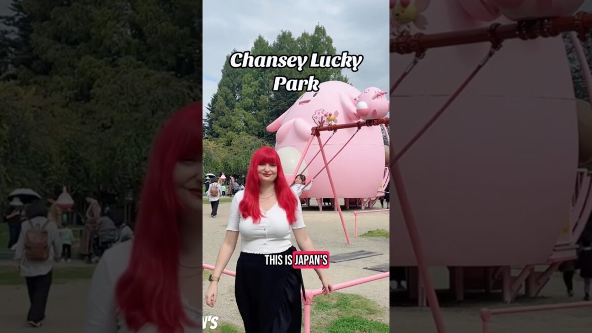 The Chansey Lucky Park in Koriyama – watch my vlog to find out more π #japan #japantravel #pokemon The Chansey Lucky Park in Koriyama - watch my vlog to find out more π #japan #japantravel #pokemon