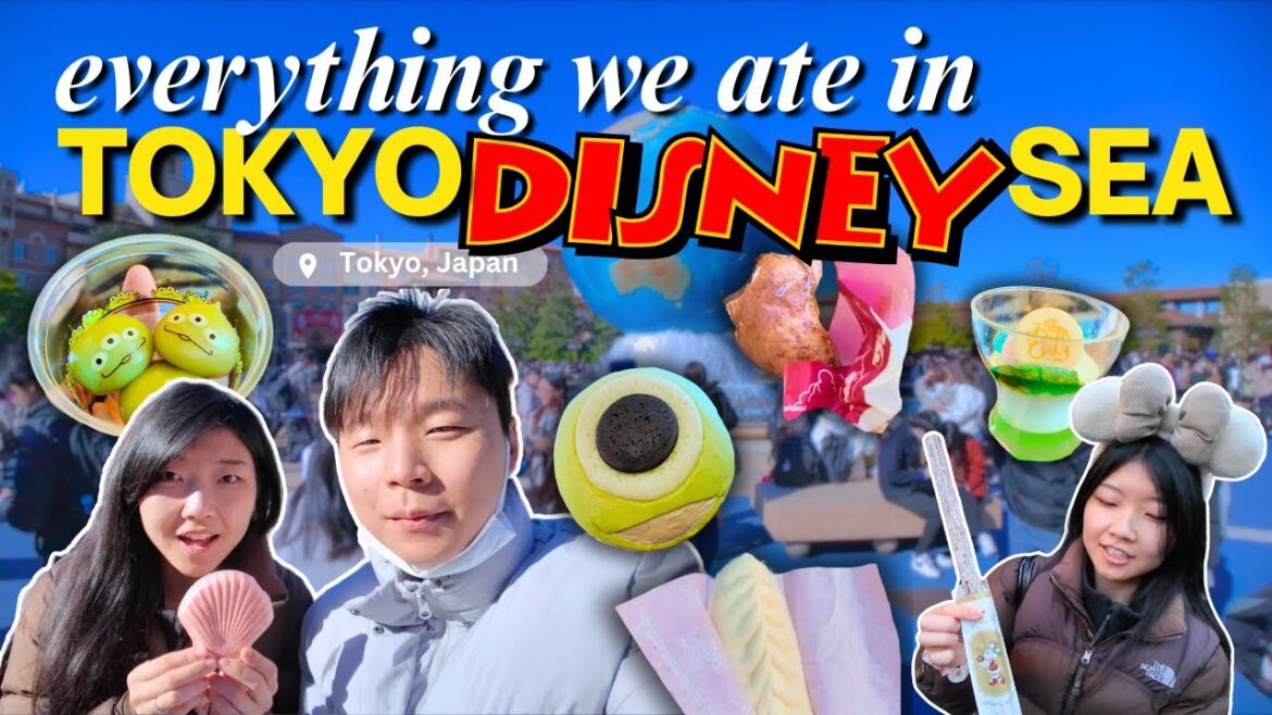 TOKYO JAPAN VLOG 🏰 | What's the BEST Street Food in Tokyo Disney Sea? (Food Guide)