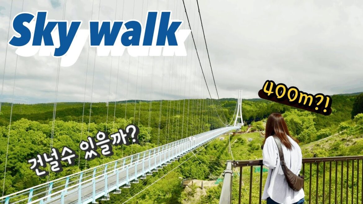 일본에서 가장 긴 400m 공중산책! 미시마 스카이워크 짜릿한 체험! 일본에서 가장 긴 400m 공중산책! 미시마 스카이워크 짜릿한 체험!