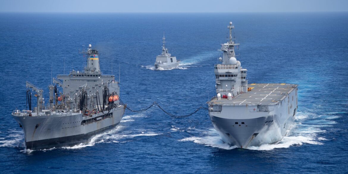 France Joined Japan & US in Pacific Maritime War Training