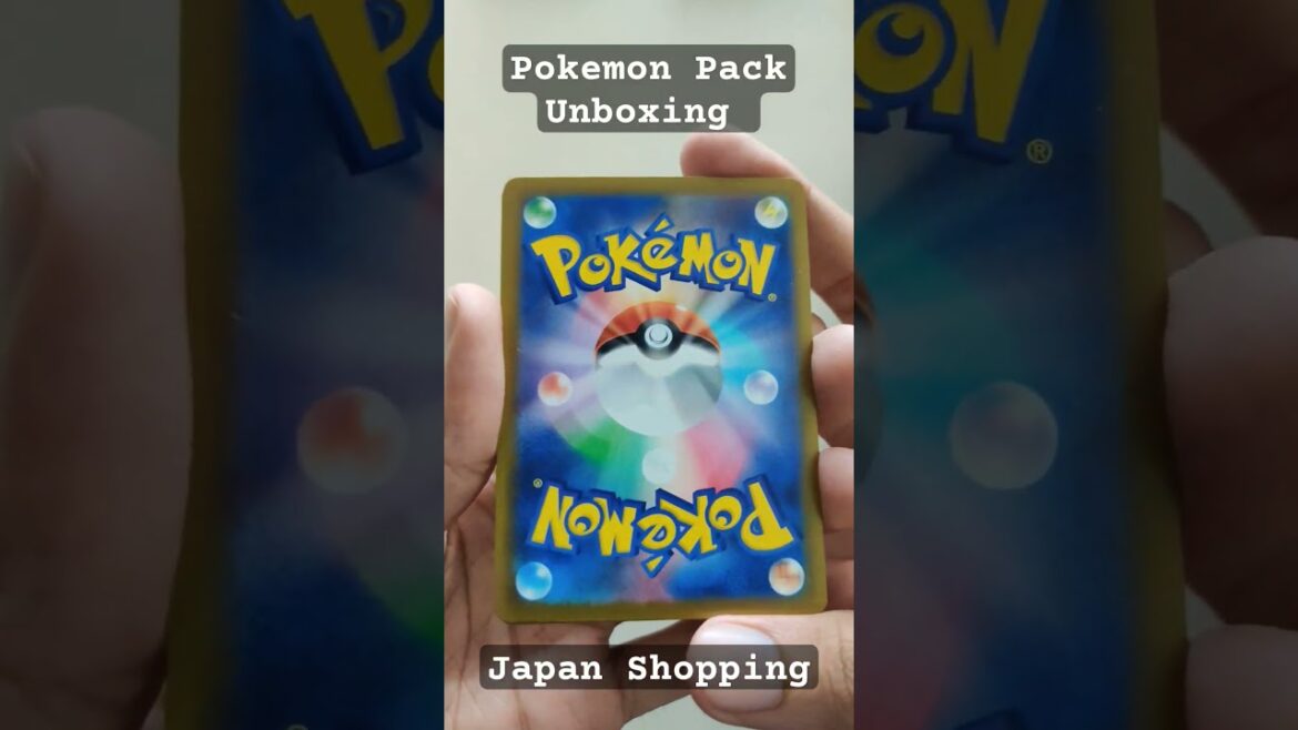 Pokemon Pack Unboxing | Japan Trip Shopping | 2025 #japan