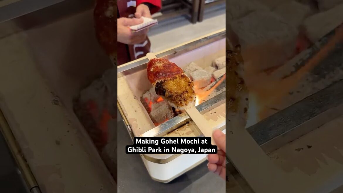 Come Make Gohei Mochi at the Mononoke Village in Ghibli Park | #ghiblipark #princessmononoke