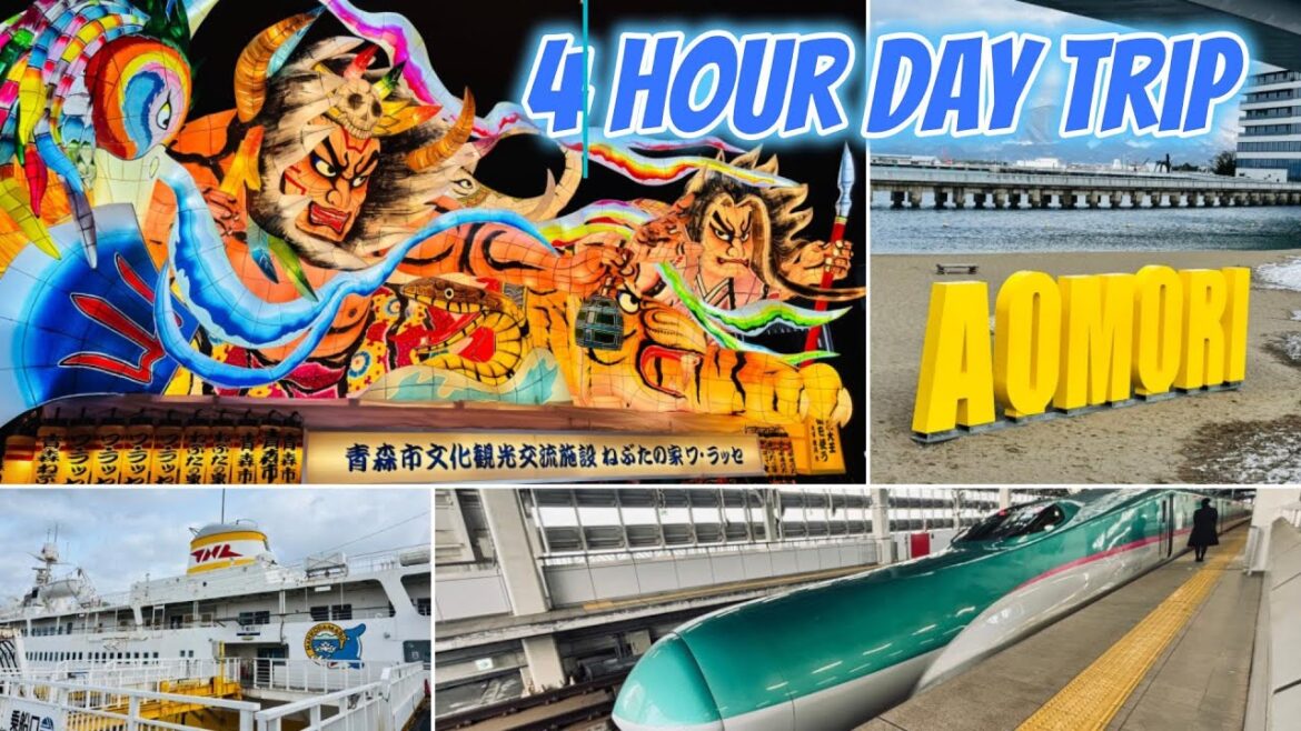 [Hayabusa] A half-day tour of Aomori and the Green Car on the Tohoku Shinkansen [bullet train]