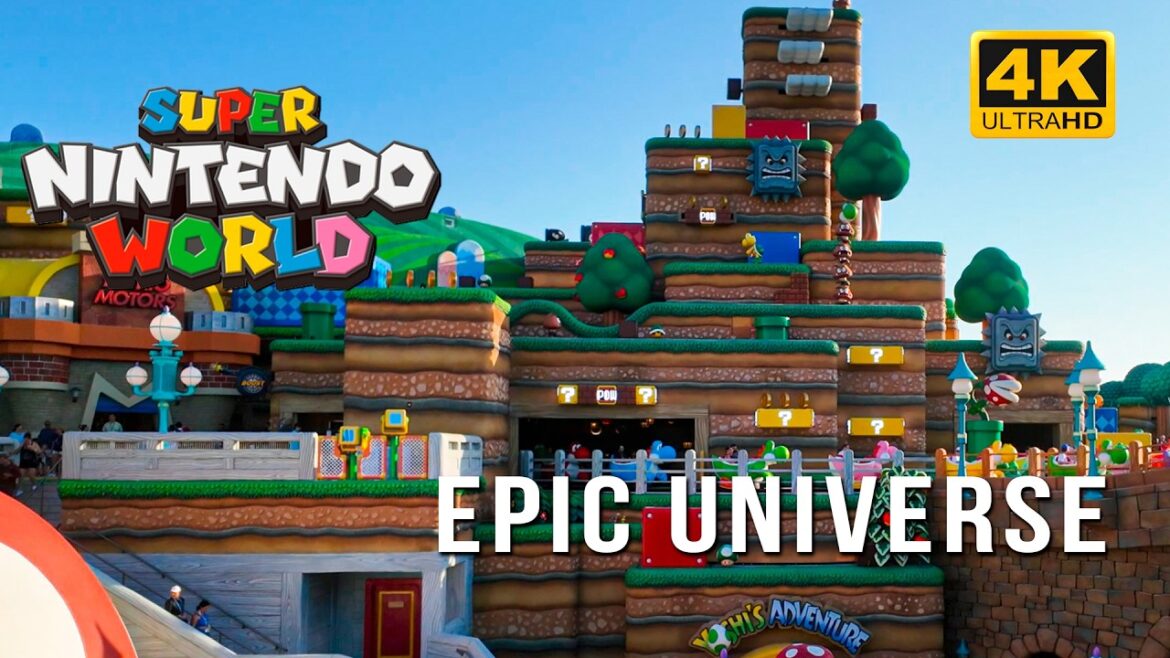 EPIC UNIVERSE 【4K】FULL TOUR AT SUPER NINTENDO WORLD | UNIVERSAL STUDIOS ORLANDO EPIC UNIVERSE 【4K】FULL TOUR AT SUPER NINTENDO WORLD | UNIVERSAL STUDIOS ORLANDO