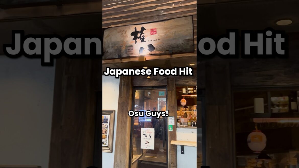 Japanese Food Hit Day 1 Gonpachi in Asakusa