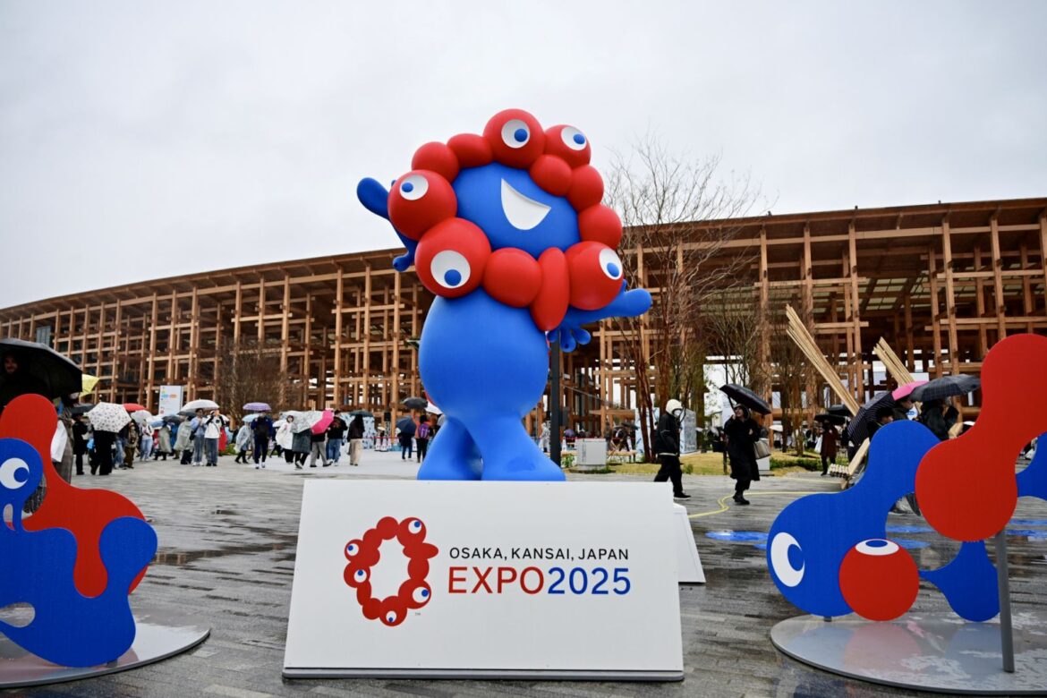 Expo 2025 Osaka: What you need to know before you go OSAKA, JAPAN - APRIL 13, 2025 - A sculpture is displayed at Osaka World Expo 2025 in Osaka, Japan on April 13, 2025. (Photo credit should read CFOTO/Future Publishing via Getty Images)