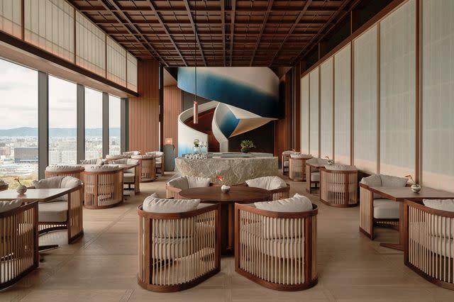 Georg Roske/Patina Osaka Enjoy afternoon tea and small treats at Nijiri.