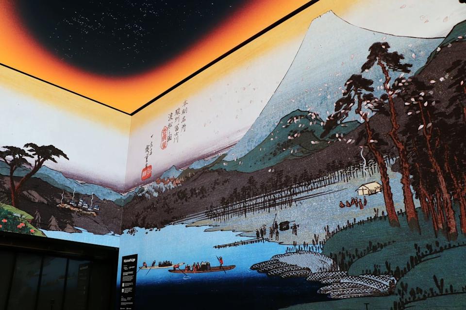 Hiroshige Experience at Outernet, in partnership with the British Museum (Press handout)