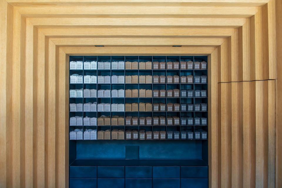 At Koffee Mameya Kakeru, monozukuri—or the art of meticulous craftsmanship—comes to life in beautifully arranged rows of expertly curated coffee.
