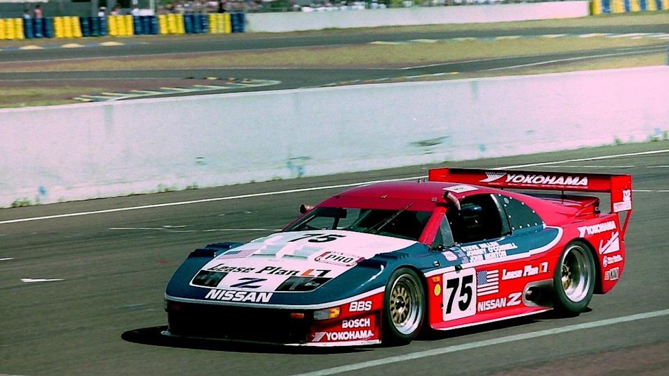 nissan 300zx imsa gto on track