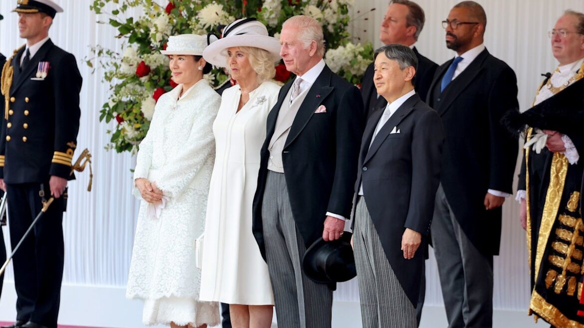 King Charles and Queen Camilla begin Japan state visit with dazzling ceremonial welcome for Emperor Naruhito and Empress Masako – best photos King Charles and Queen Camilla begin Japan state visit with dazzling ceremonial welcome for Emperor Naruhito and Empress Masako – best photos