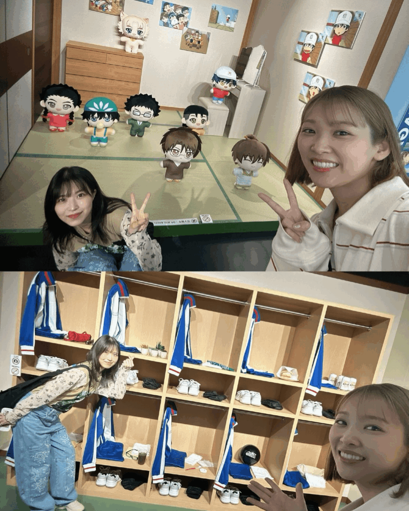 Onishi Saori and Ichinose Kana Went to the『Tennis no Oujisama Exhibition』🎾