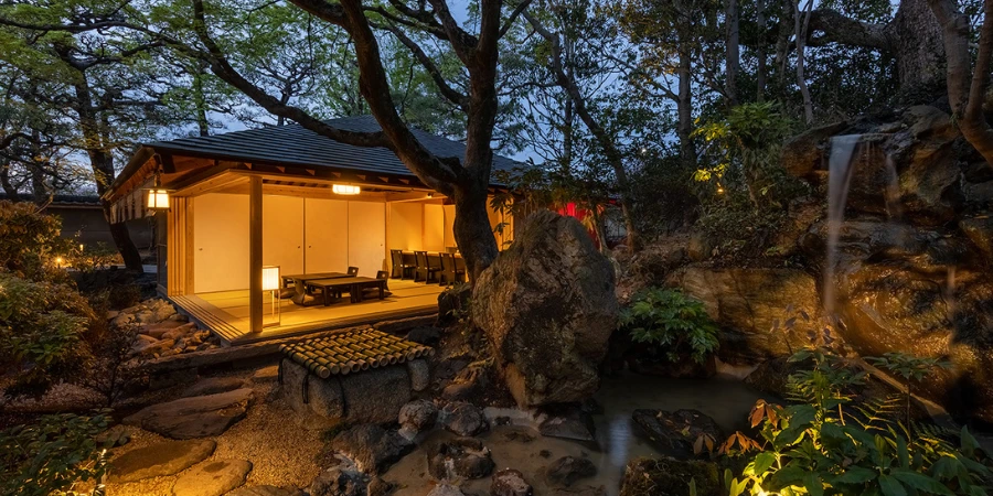 Japanese traditional teahouse in FUFU Kyoto