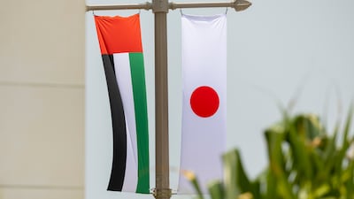 The UAE and Japan have continued to boost collaboration, with bilateral trade growing at a compound annual growth rate of 11.9 per cent during the past five years. Photo: UAE Presidential Court