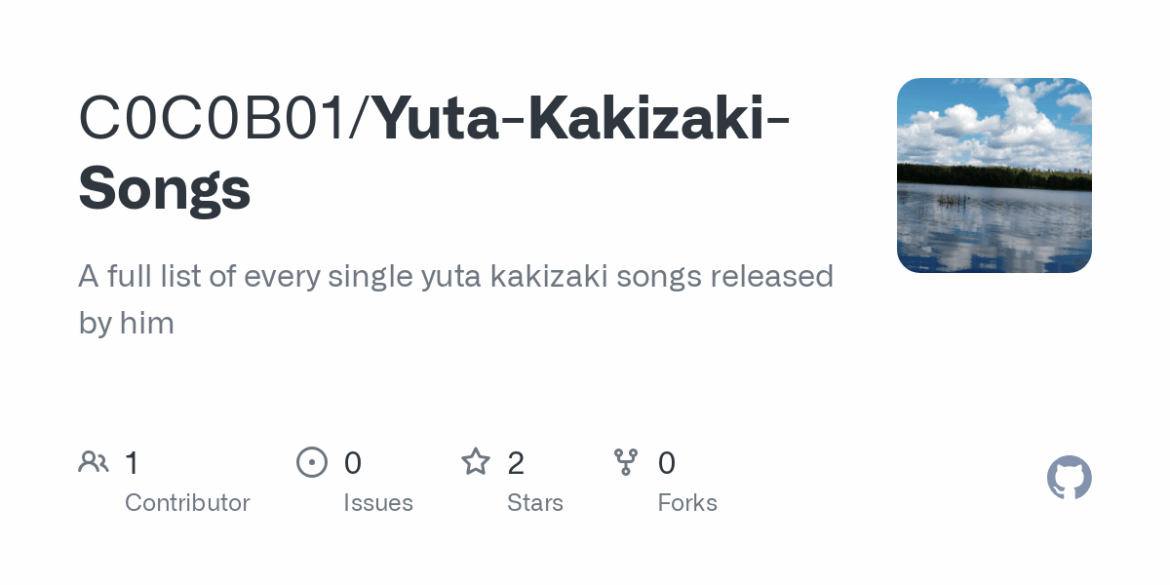 Every single song by kakizaki yuta