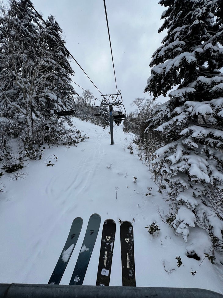 Skiing in Kiroro, Japan