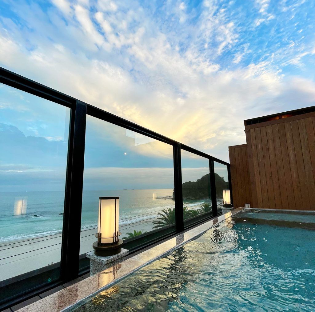 Onsen views. Photo by Carolyn Beasley