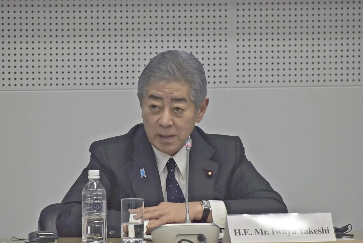 Japan envoys part of delegation as Israeli soldiers fire ‘warning shots’; FM Iwaya lodges protest