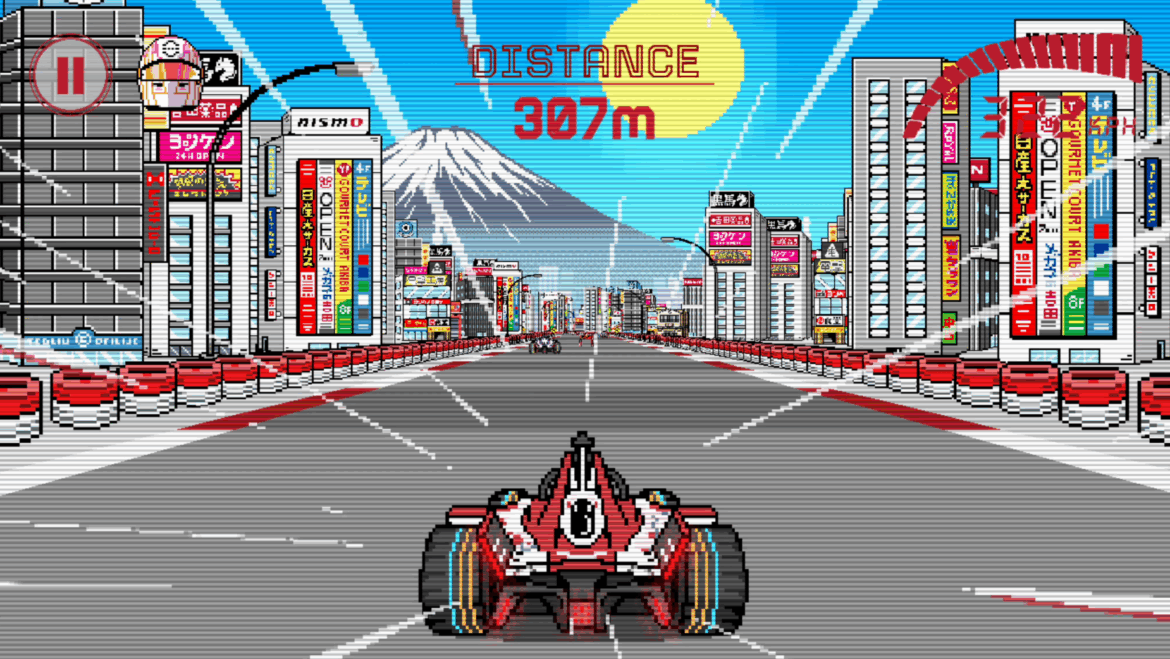Electric Studios Crafts 16-Bit Playable Arcade Game for Tokyo E-prix Electric Studios Crafts 16-Bit Playable Arcade Game for Tokyo E-prix