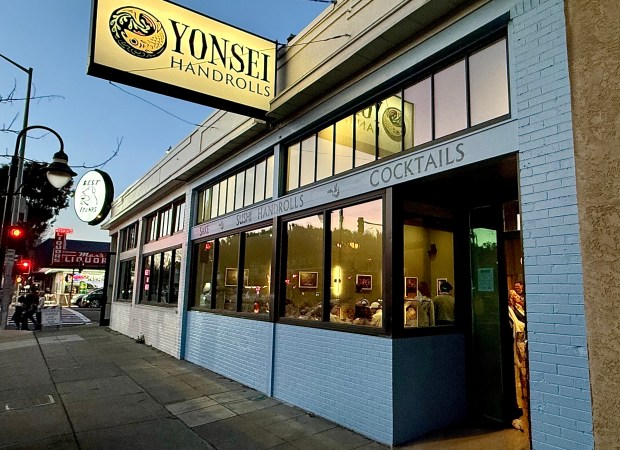 Yonsei Handrolls opened in May 2025 in Albany, Calif., serving upscale versions of handrolls and other Japanese fare. (Yonsei Handrolls)