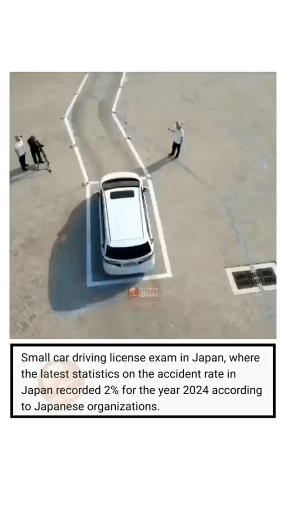 The rigorous driving exam clearly explains why Japan’s accident rate is below 2%.