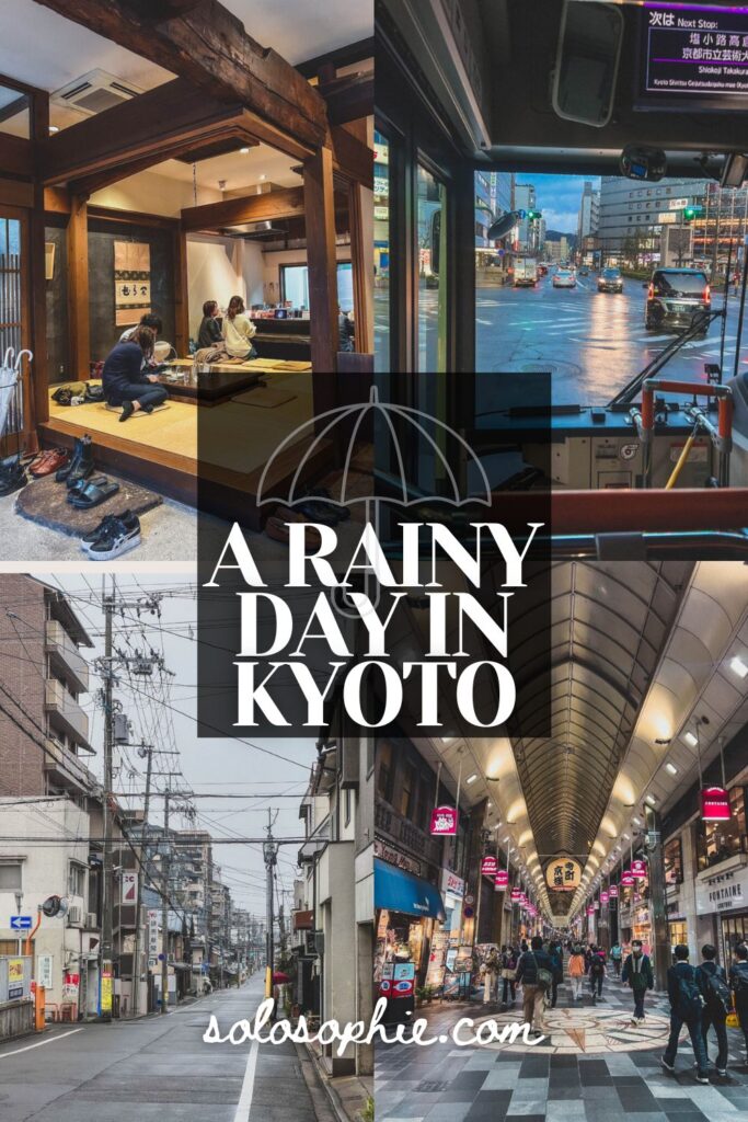 a rainy day in kyoto