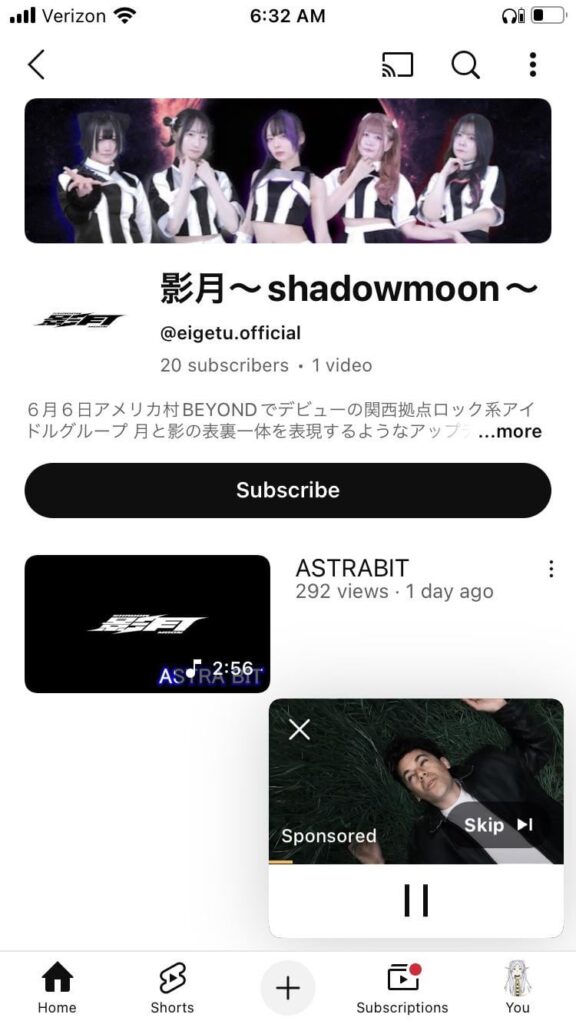 Is this a new group or new channel? Just popped up in my feed right now. The song sounds good.