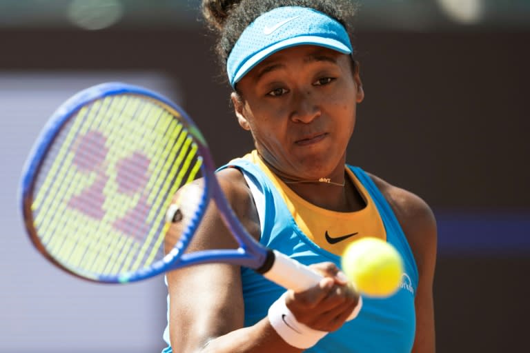 Japan's Naomi Osaka will face Spanish 10th seed Paula Badosa in the French Open first round (MARCO BERTORELLO)