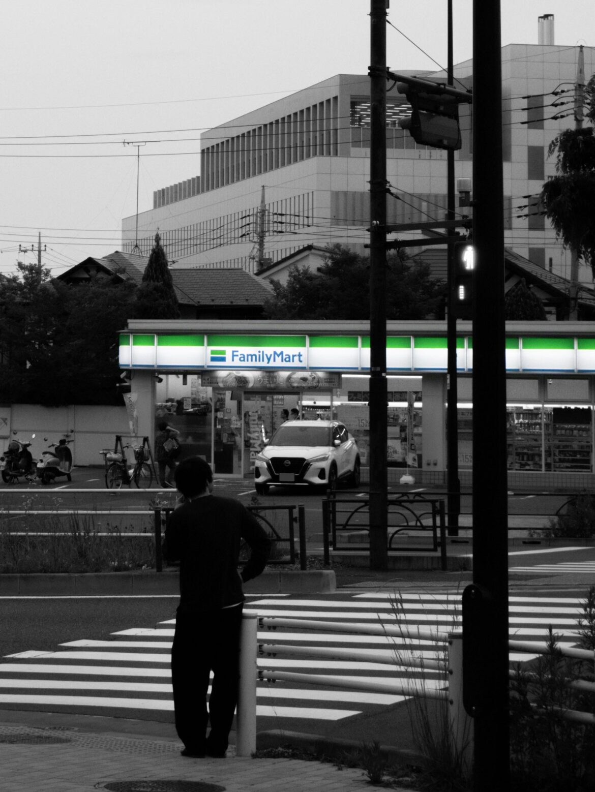 Gloomy day and famima