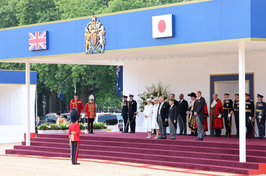 A general view of the Royal Pavilion as King Charles and Queen Camilla welcome Emperor Naruhito and Empress Masako of Japan 