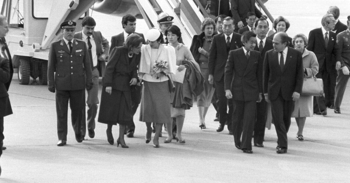 When Jordi Pujol met with the Japanese emperor