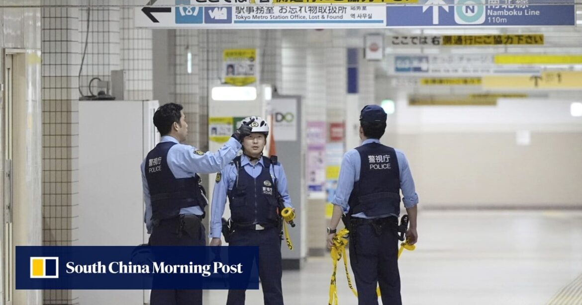 Japan police arrest man who slashed 2 people at Tokyo subway station Japan police arrest man who slashed 2 people at Tokyo subway station