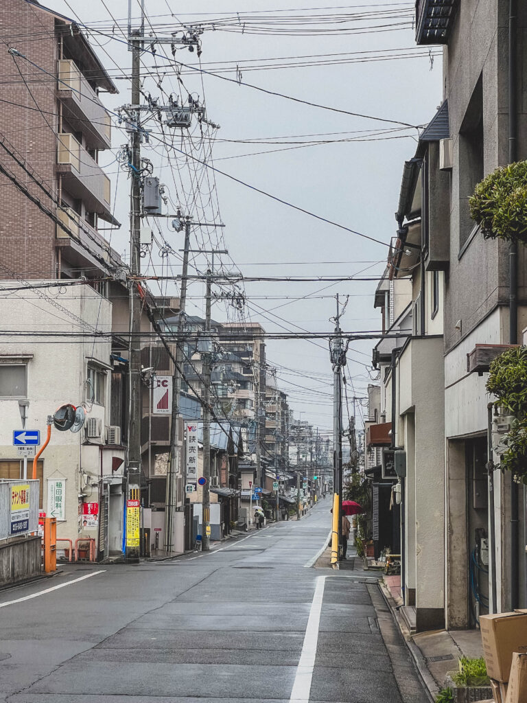 cloudy day in kyoto