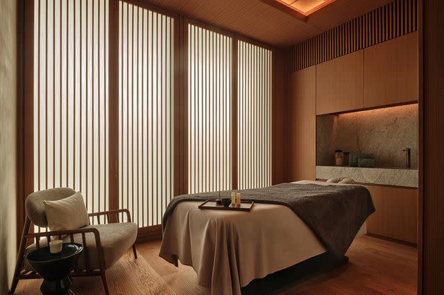 Georg Roske/Patina Osaka A spa treatment room.