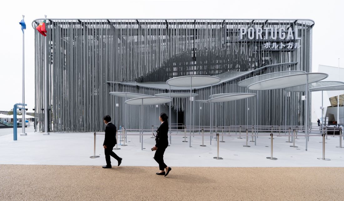 Pawilon Portugalii na Expo 2025 w Osace - widok bryły 