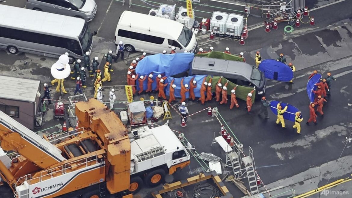 Truck driver's body recovered from huge Japan sinkhole after three months
