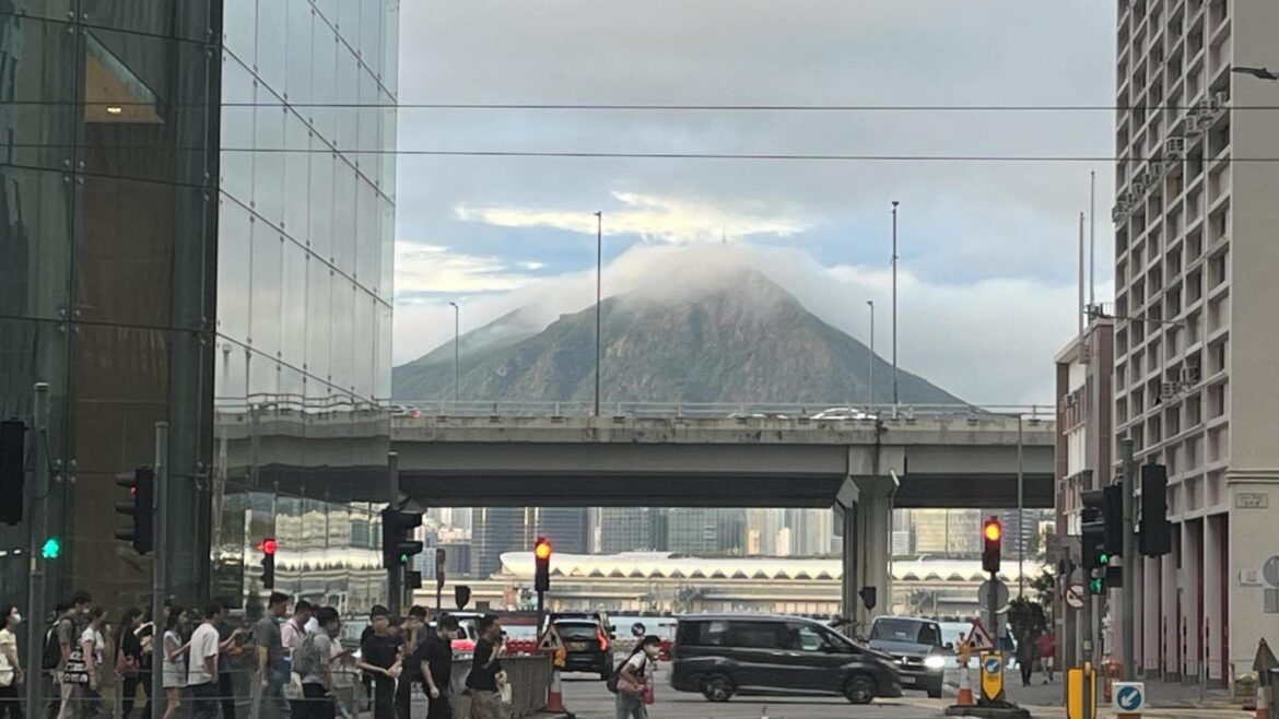 Kowloon Peak Or Mount Fuji? Viral Images Of HK's Mountain Show Resemblance